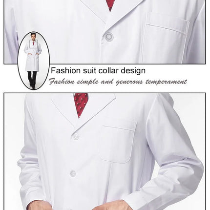 short/ Long sleeve Women's working clothing man uniform lab coat clothing doctor coat nurse uniform lab coats-KarWorkwear