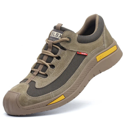 Safety Shoes Puncture-Proof Wear Resistant Mens Sneakers Breathable Comfortable Flexibility Compression Resistance  Work Shoes-KarWorkwear