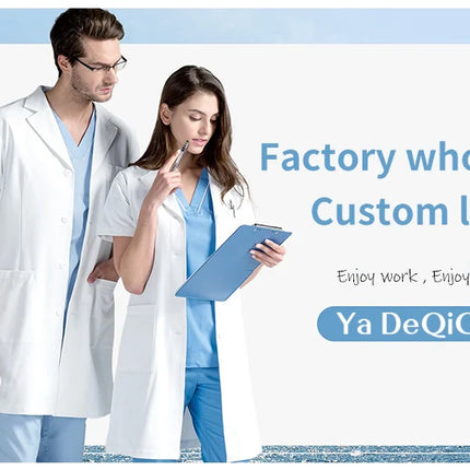 Medical Nurse Uniforms Summer Fashion Women Surgical Uniforms High-end Fabric Scrubs Clothes Nursing Workwear Elastic Tops Pants-KarWorkwear