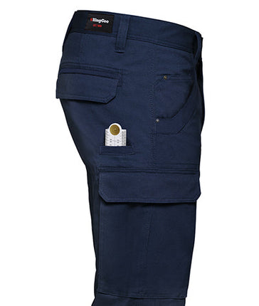 KingGee Mens Tradies Stretch Cargo Pants Durable Cotton Tough Safety Work K69860-KarWorkwear