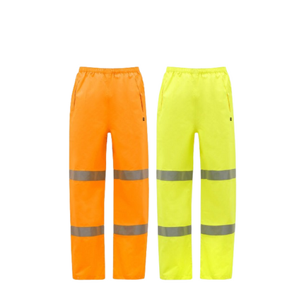 KingGee Mens Wet Weather Reflective Pant Lightweight Waterproof Safety K53035-KarWorkwear