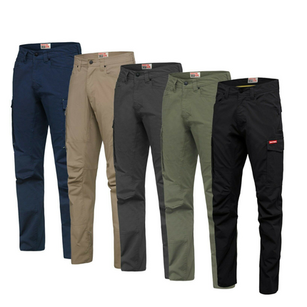 Hard Yakka Work Pants 3056 Ripstop Stretch Cargo Slim Strong Perform Y02255-KarWorkwear