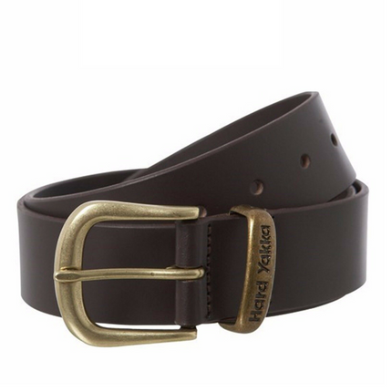 Mens Hard Yakka Belt Colorado Oil Tan Leather Work Brass Buckle Brown Y09402-KarWorkwear