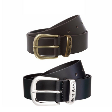 Mens Hard Yakka Belt Colorado Oil Tan Leather Work Brass Buckle Brown Y09402-KarWorkwear