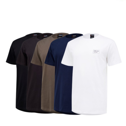 KingGee Mens T Shirt S/S Regular Fit Cotton Comfortable Work Stretch K04025-KarWorkwear