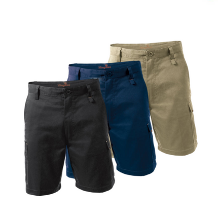 KingGee Mens Workcool 1 Shorts Workwear Modern Contoured Fit Cotton Comfy K17800-KarWorkwear
