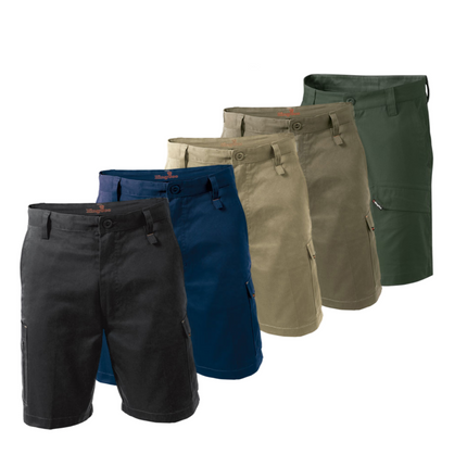 KingGee Mens Workcool 2 Shorts Modern Contoured Fit Workwear Tough Comfy K17820-KarWorkwear