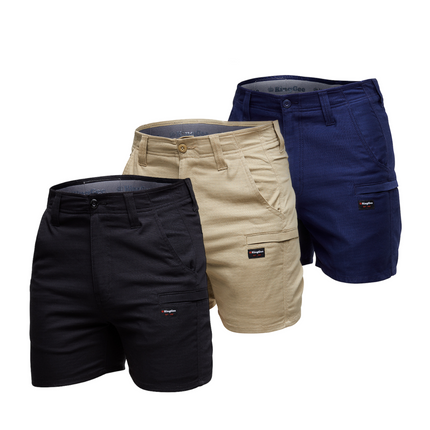 KingGee Mens Workcool Pro Short Shorts Comfort Waistband Stretch Ripstop K17008-KarWorkwear