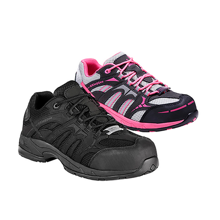 KingGee Womens Comp-Tec G3 Sports Safety Lightweight Work Shoes Comfy K26600-KarWorkwear