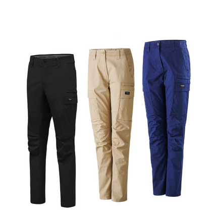 KIngGee Womens Workcool Pro Safety Stretch Cargo Pants Tough Comfy Work K43012-KarWorkwear