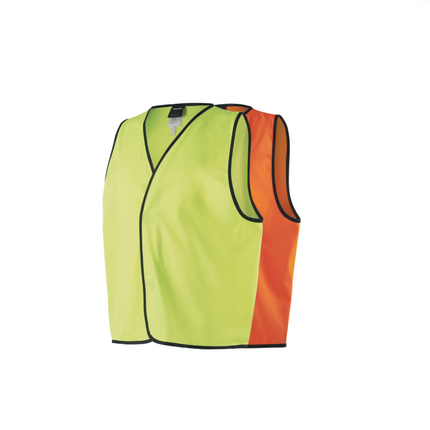 KingGee Mens High Visibility Vest Lightweight Work Safety Water Resistant K55091-KarWorkwear