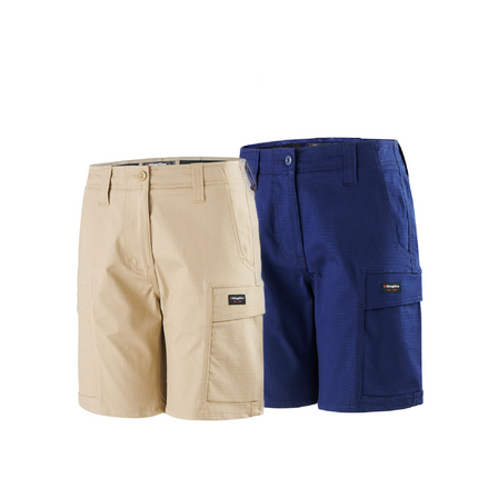 KingGee Womens Workcool Pro Shorts Comfort Stretch Waistband Work Safety K47008-KarWorkwear