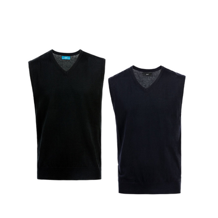 NNT Mens Fashioned Knit Jacket V-Neck Winter Warm Comfort Sleeveless Vest CATF24-KarWorkwear