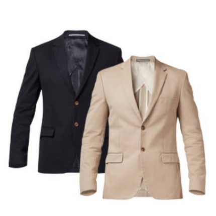NNT Mens Half Lined Cotton Stretch Blazer Classic Fit Long Sleeve Coat CATBC5-KarWorkwear