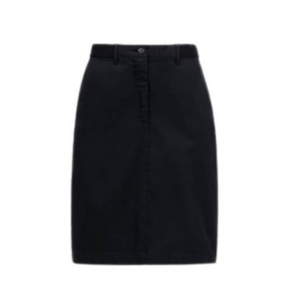 NNT Womens Chino Skirt Belt Elastic Waistband Zip Fly Business Comfy CAT2NU-KarWorkwear