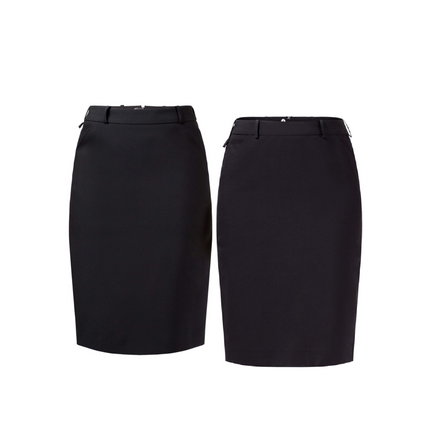 NNT Womens Helix Dry Poly Pleat Skirt Waist Band Detail Zip Business CAT2NJ-KarWorkwear