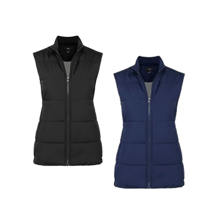 NNT Womens Ladies Puffer Vest Sleeveless Water Resistant Zip Front CAT749-KarWorkwear