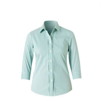 NNT Mens Stretch Cotton Blend Stripe 3/4 Sleeve Tuck Long Sleeve Shirt CAT4Q0-KarWorkwear