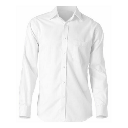 NNT Mens Textured Twill Fine Stripe Long Sleeve Cutaway Collar Business CATD1K-KarWorkwear