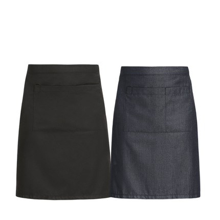 NNT Unisex Chef Half Waist Apron Work Safety Durable Large Pen Pocket CATN32-KarWorkwear