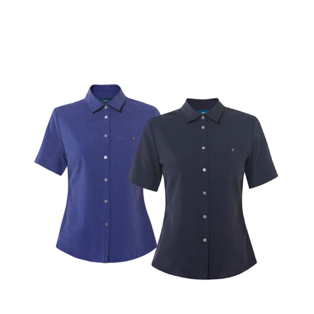 NNT Womens Polylin Short Sleeve Action BK Action BK Shirt Fitted Style CATU2U-KarWorkwear