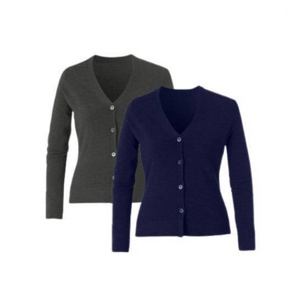 NNT Womens Pure Wool V-Neck Button Up Cardigan Classic Fit CAT518-KarWorkwear