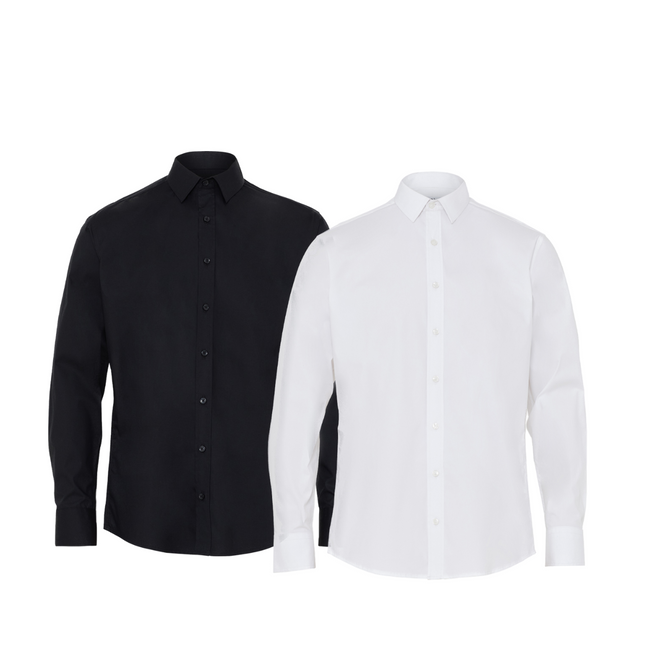 NNT Mens Business Long Sleeve Shirt Avignon Regular Fit Formal Shirts CATJDD-KarWorkwear