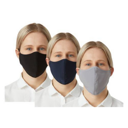 NNT Womens Fabric Face Mask 5 Pack Tripled Layer Breathable Cotton Mask CATKB8-KarWorkwear