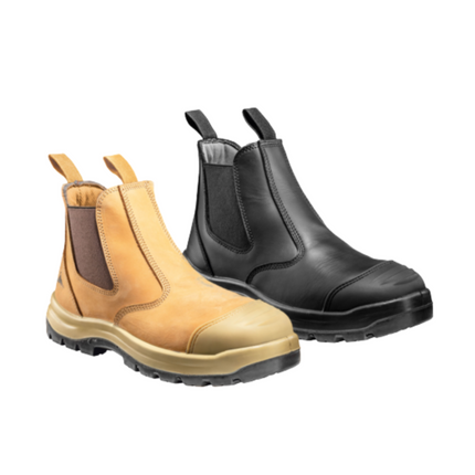 Portwest Mens Warwick Leather Safety Dealer Boots AntiStatic Footwear Work FT70-KarWorkwear