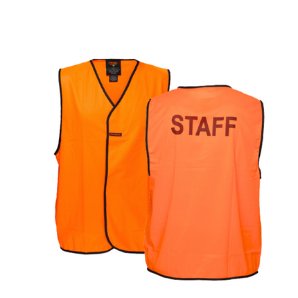 Portwest Staff Hi-Vis Vest Class D Touch Reflective Tape Work Safety MV121-KarWorkwear