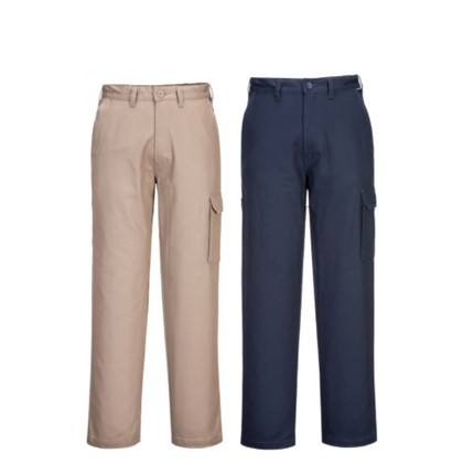 Portwest Mens Prime Mover Cargo Pant Work Cotton Drill Tough Job Pants MP700-KarWorkwear