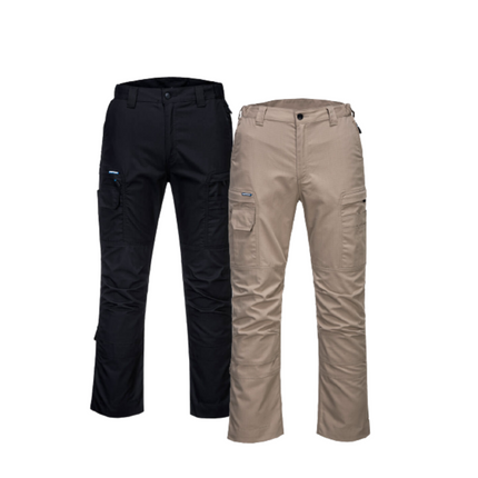 Portwest KX3 Ripstop Pants Slim Fit Multi Function Pocket Tapered Pant T802-KarWorkwear