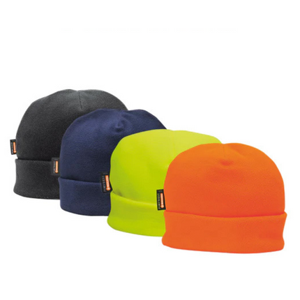 Portwest Mens Beanie Durable Fleece Hat Insulatex Lined Winter Warm Comfort HA10-KarWorkwear