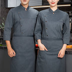 grey jacket apron / 4XL