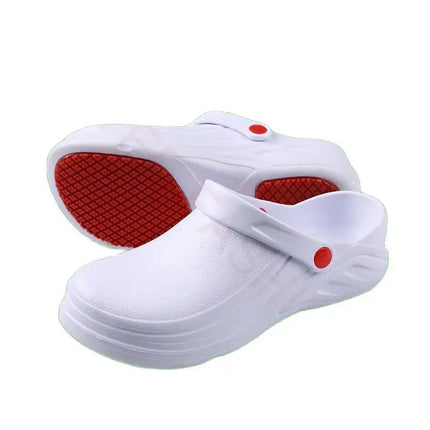 Waterproof Non-slip Chef Shoes For Men Garden Shoes Rubber Sandals Restaurant Working Hospital Nursing kitchen work shoes zapato-KarWorkwear