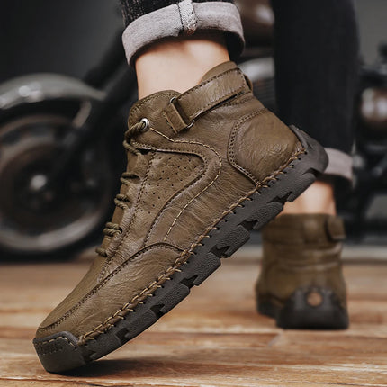 Loafers Ankle Boots Male Sneakers Sports and Leisure Casual Sneaker Leather Shoes Men's Casual Shoes Work Boots for Men Fashion-KarWorkwear