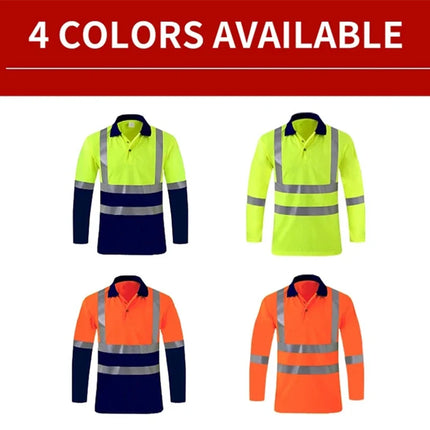 Reflective T-Shirt Safety Vest for Men with Reflection Tapes Work Vest Fluorescent Yellow Workwear Vest ﻿