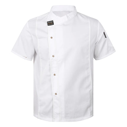 Men Women Kitchen Work Uniform Adult Unisex Chef Jacket Coat Cook Hotel Restaurant Canteen Cake Shop Cafe Shirt Staff Costume-KarWorkwear