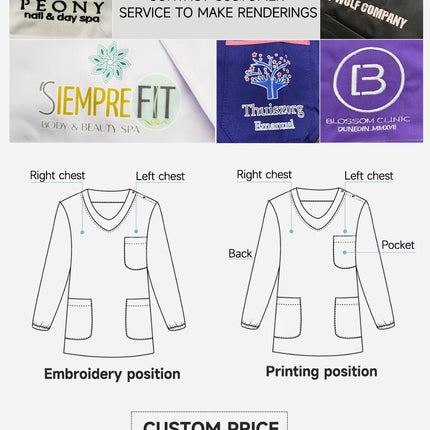 Purple Operating Room Clothes Medical Uniforms Scrubs Set Hospital Working Scrubs Set Medical Nurse Dental Surgery Suit Workwear-KarWorkwear