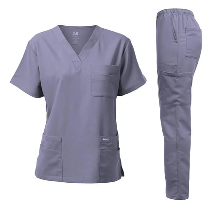 Beauty Salon Uniform Medical Clothes Scrub Suit Uniformes Tshirts Short Sleeve Dhypocrate Medical Work Clothes Nurse Blouses-KarWorkwear