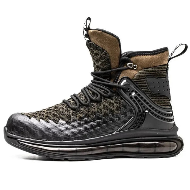 Plus Size 50 Fashion Safety Working Boots For Men High Quality Indestructible Construction Anti Smashing Shoes Sneakers Footwear-KarWorkwear