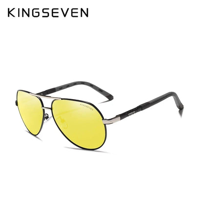 KINGSEVEN New Fashion Men’s Sunglasses High Quality Aluminum Luxury Retro Functional Glasses Women Pilot Accessory Eyewear