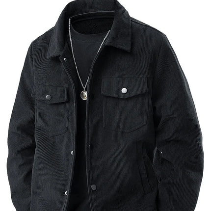 Corduroy Jacket for Men Winter Fashion Versatile Casual American Workwear Jacket Youthful Stylish Men's Clothing