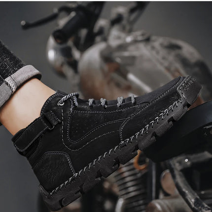 Loafers Ankle Boots Male Sneakers Sports and Leisure Casual Sneaker Leather Shoes Men's Casual Shoes Work Boots for Men Fashion-KarWorkwear