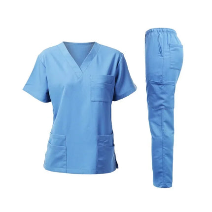 Beauty Salon Uniform Medical Clothes Scrub Suit Uniformes Tshirts Short Sleeve Dhypocrate Medical Work Clothes Nurse Blouses-KarWorkwear