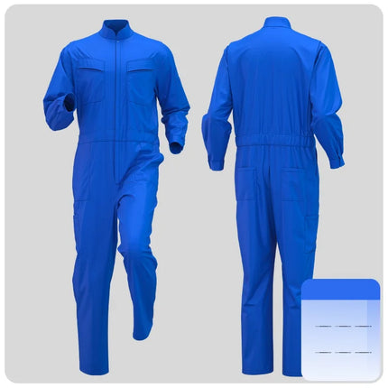 Autumn Worker One-piece Jumpsuit Overall Long Sleeve Factory Workshop Mechanical Auto Repairmen Painter Working Uniform Coverall