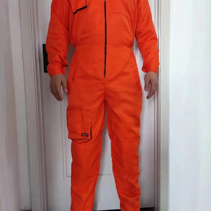 Work Clothing For Men Cargo Overalls Fly Pockets Work Jumpsuit Coveralls Workshop Uniform Hip Hop Costume Overall Hombre Trabajo
