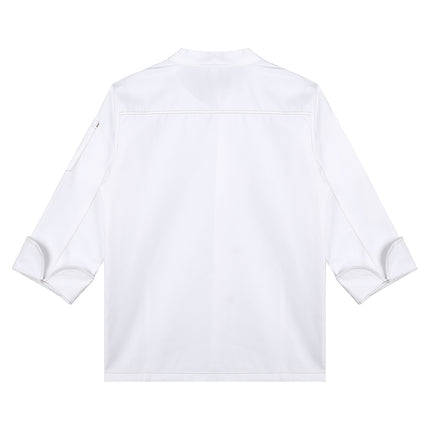 Men Women Kitchen Work Uniform Adult Unisex Chef Jacket Coat Cook Hotel Restaurant Canteen Cake Shop Cafe Shirt Staff Costume-KarWorkwear