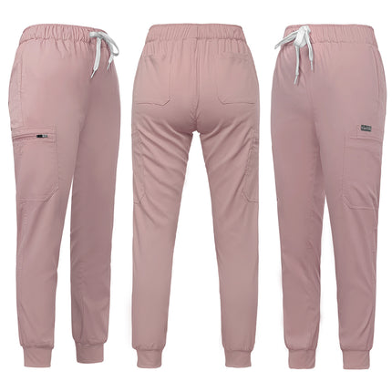 Medical Scrubs Set Women Stretch Work Uniforms Easy Fit Scrubs Tops Pants Jogger Set Hospital Nurse Uniform Dentist Overalls XXL-KarWorkwear