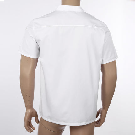 Men Women Kitchen Work Uniform Adult Unisex Chef Jacket Coat Cook Hotel Restaurant Canteen Cake Shop Cafe Shirt Staff Costume-KarWorkwear